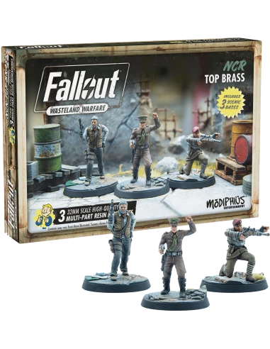 Fallout Wasteland Warfare - Ncr Top Brass 3 Fallout Wasteland Warfare - Ncr Top Brass