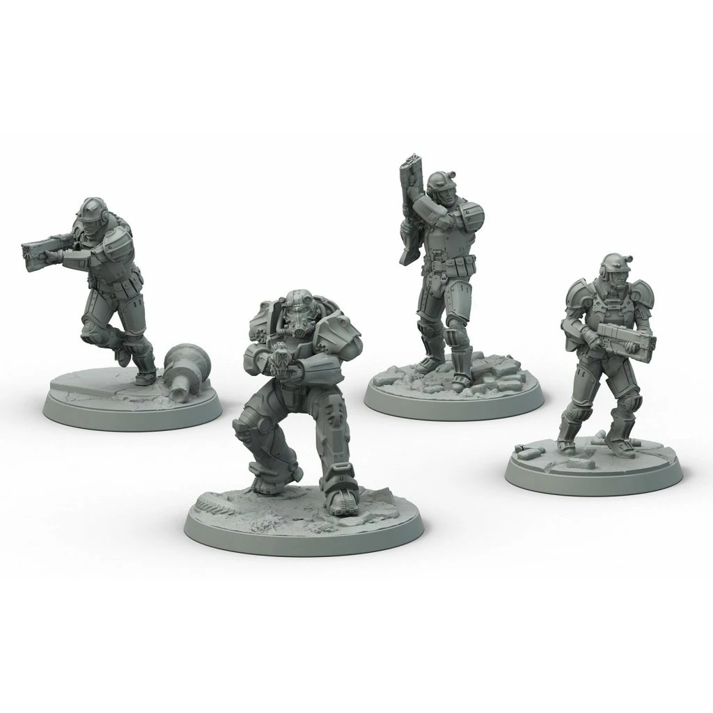 Fallout: Wasteland Warfare - Brotherhood Of Steel Frontline Knights 3 Fallout: Wasteland Warfare - Brotherhood Of Steel Frontline Knights