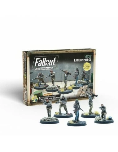 Fallout Wasteland Warfare - Ncr: Ranger Patrol 3 Fallout Wasteland Warfare - Ncr: Ranger Patrol